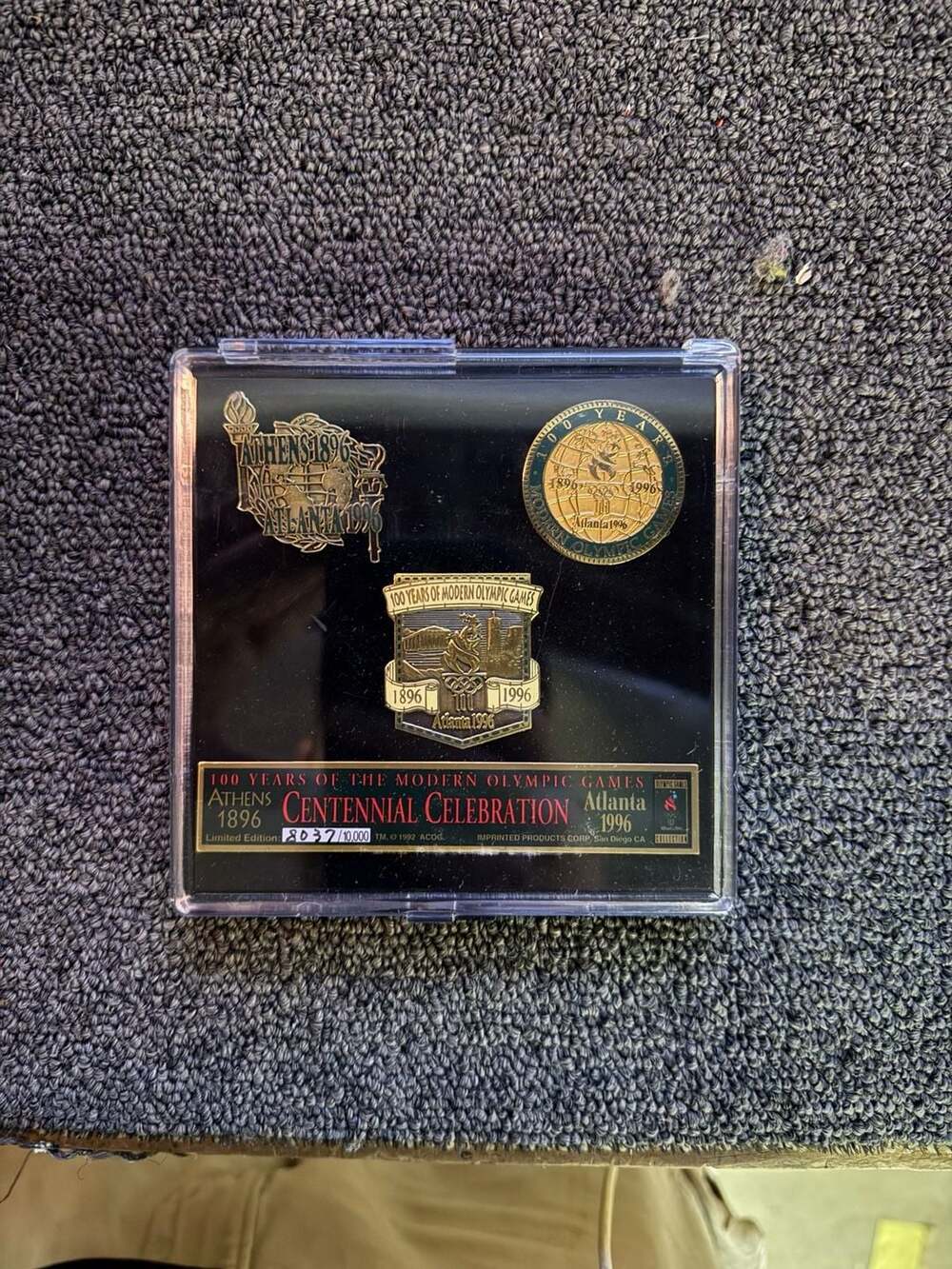 Atlanta 1996 Olympic Games Collectors Centennial Celebration Limited Pin Set New